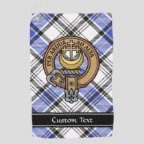 Clan Hannay Crest over Tartan Golf Towel