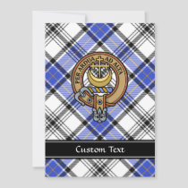 Clan Hannay Crest over Tartan Invitation