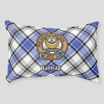 Clan Hannay Crest over Tartan Pet Bed