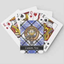 Clan Hannay Crest over Tartan Playing Cards