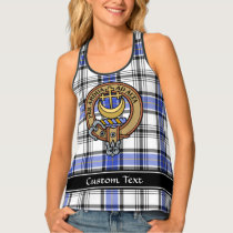 Clan Hannay Crest over Tartan Tank Top