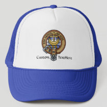 Clan Hannay Crest over Tartan Trucker Hat