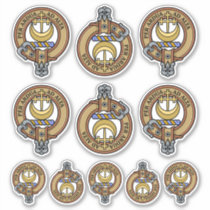 Clan Hannay Crest Sticker Set