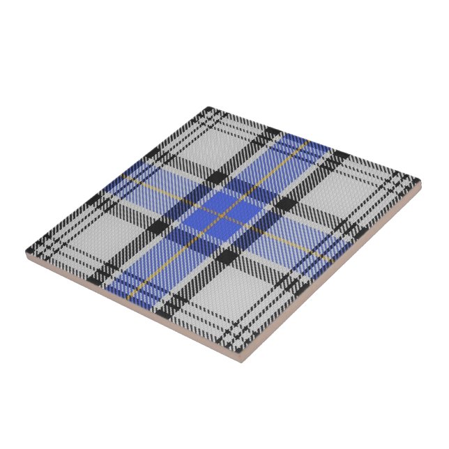 Clan Hannay Scottish Expressions Tartan Tile (Side)
