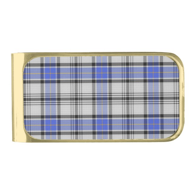 Clan Hannay Scottish Riches Gold Finish Money Clip (Front)