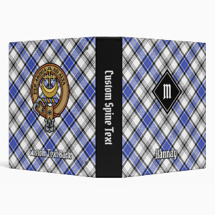Clan Hannay Tartan 3 Ring Binder