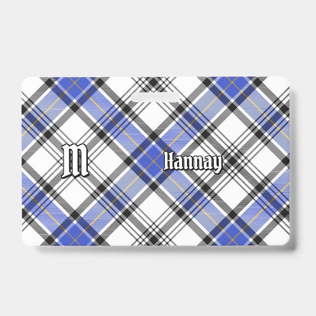 Clan Hannay Tartan Badge (Front)