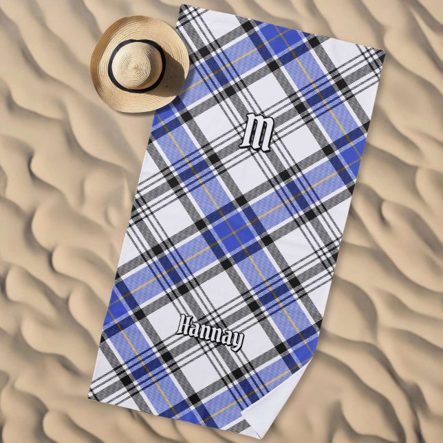 Clan Hannay Tartan Beach Towel (Creator Uploaded)
