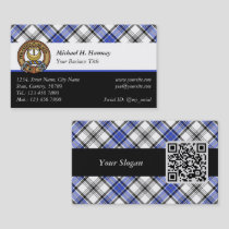 Clan Hannay Tartan Business Card