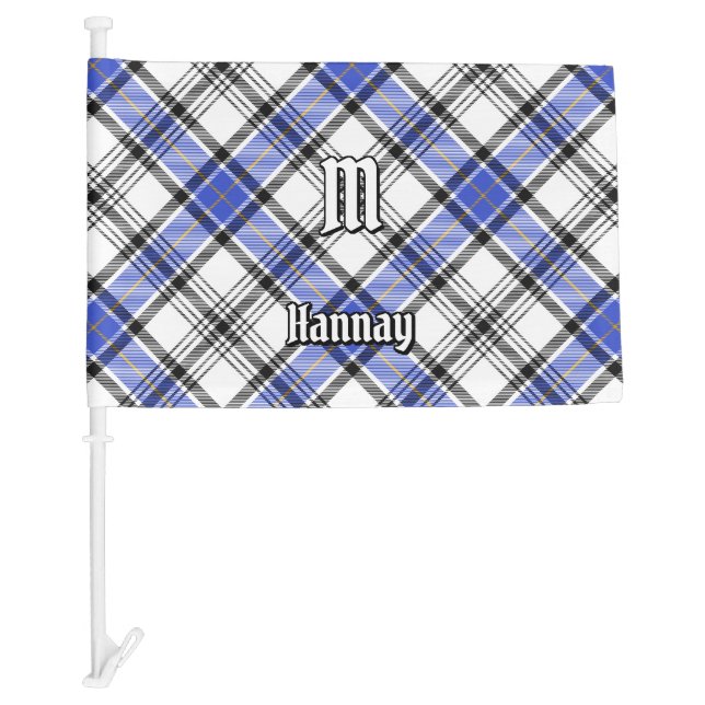 Clan Hannay Tartan Car Flag (Front)