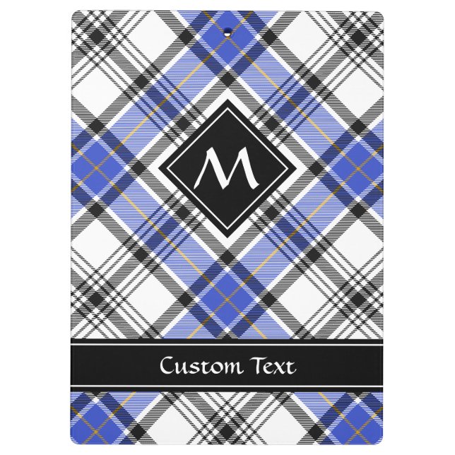 Clan Hannay Tartan Clipboard (Back)