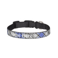 Clan Hannay Tartan Customize Pet's Name Pet Collar