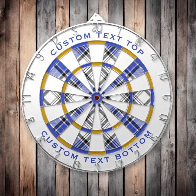 Clan Hannay Tartan Dart Board (Creator Uploaded)
