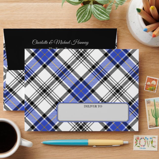 Clan Hannay Tartan Envelope (Desk)