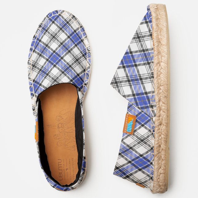 Clan Hannay Tartan Espadrilles (Side)