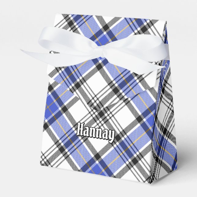 Clan Hannay Tartan Favor Boxes (Front Side)
