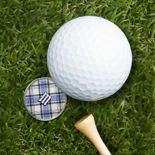 Clan Hannay Tartan Golf Ball Marker