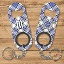 Clan Hannay Tartan Keychain Bottle Opener