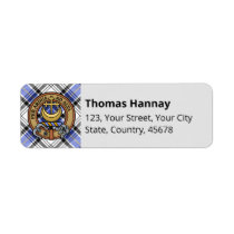 Clan Hannay Tartan Label