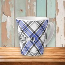 Clan Hannay Tartan Latte Mug