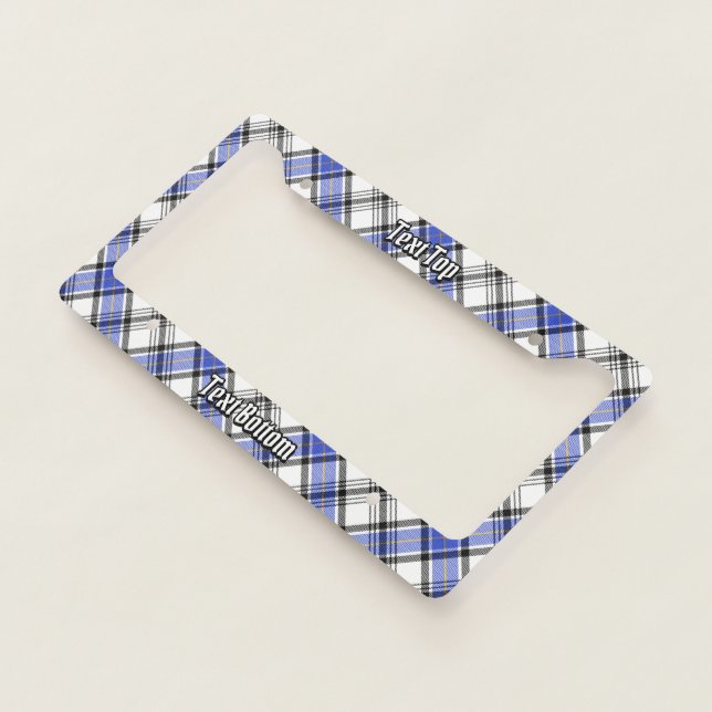 Clan Hannay Tartan License Plate Frame (3/4)