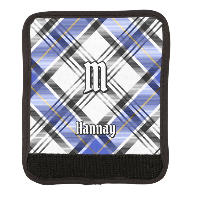 Clan Hannay Tartan Luggage Handle Wrap (Front)