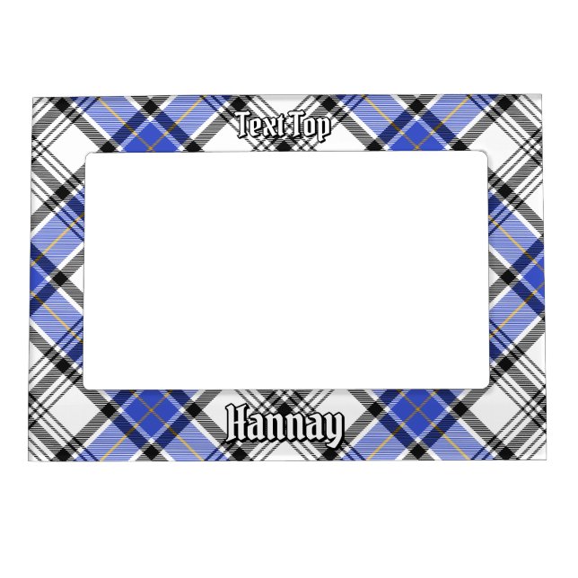 Clan Hannay Tartan Magnetic Frame (Front)