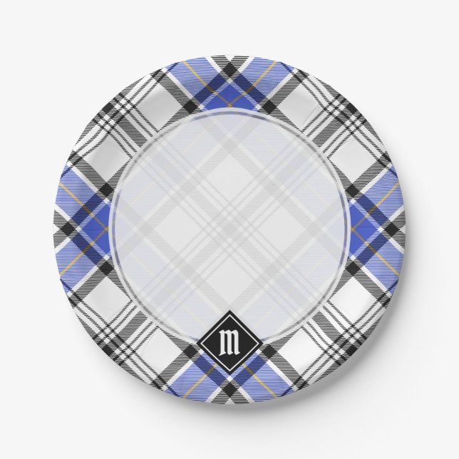 Clan Hannay Tartan Paper Plates (Front)