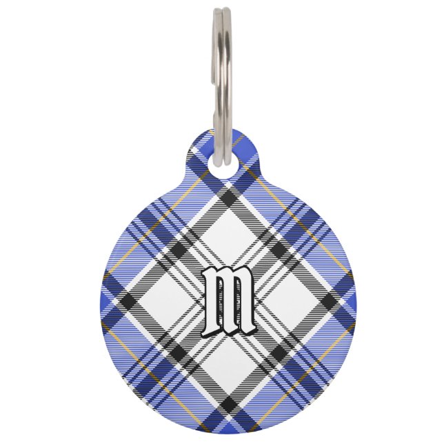Clan Hannay Tartan Pet ID Tag (Front)