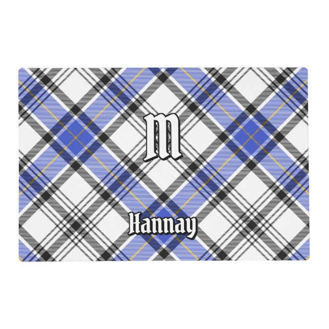 Clan Hannay Tartan Placemat (Front)