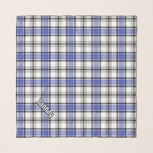 Clan Hannay Tartan Scarf (Front (Horizontal))
