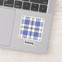 Clan Hannay Tartan Sticker