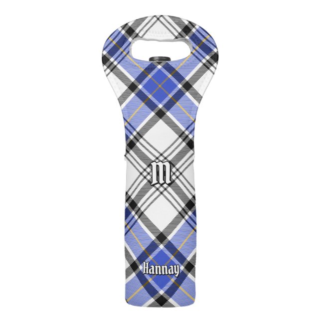 Clan Hannay Tartan Wine Bag (Front)
