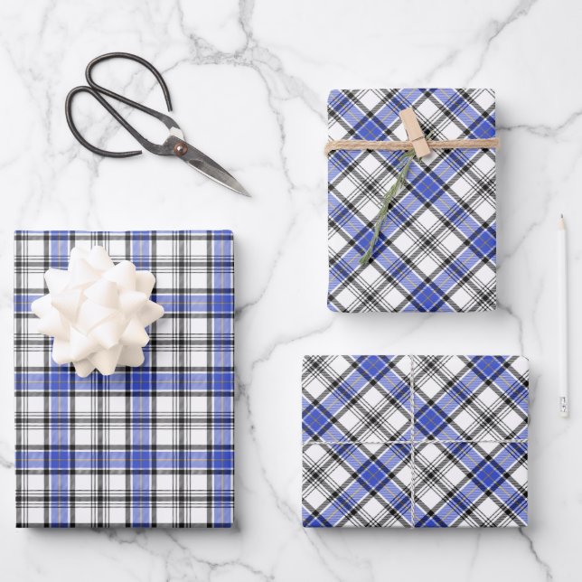 Clan Hannay Tartan Wrapping Paper Sheets (Front)