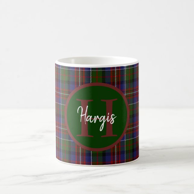 Clan Hargis Monogrammed  Coffee Mug (Center)