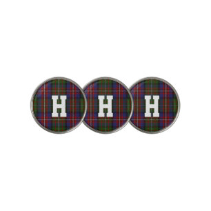 Clan Hargis Plaid Golf Ball Markers
