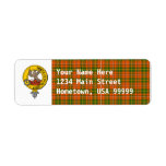 Clan Hay Ancient Tartan Return Address Label