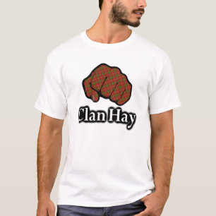 Clan Hay Scotland Proud Tartan Fist T-Shirt