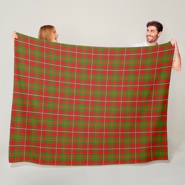 Clan Hay Tartan Fleece Blanket (In Situ)
