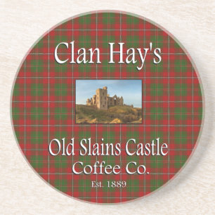 Clan Hay's Old Slains Castle Coffee Co. Coaster