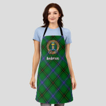 Clan Henderson Crest over Tartan Apron