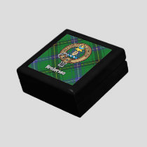 Clan Henderson Crest over Tartan Gift Box