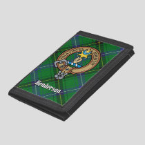 Clan Henderson Crest over Tartan Tri-fold Wallet
