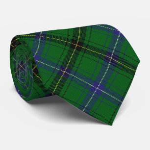 Clan Henderson Letter H Monogram Tartan Tie