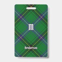 Clan Henderson Tartan Badge