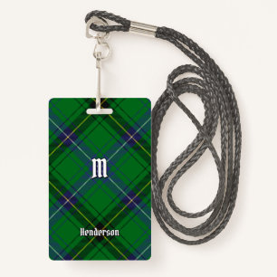 Clan Henderson Tartan Badge