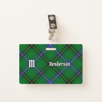 Clan Henderson Tartan Badge