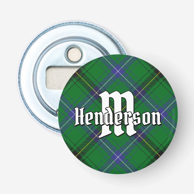 Clan Henderson Tartan Bottle Opener (Front)