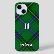 Clan Henderson Tartan iPhone 15 Case