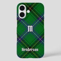Clan Henderson Tartan iPhone 16 Case